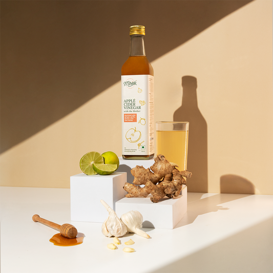 ACV-Enriched with Ginger, Garlic, Lemon, and Raw Honey